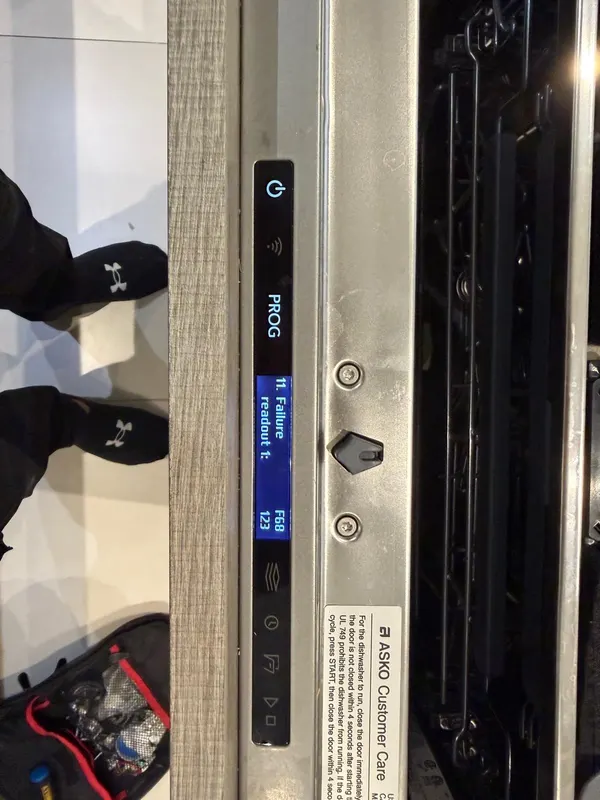 Asko dishwasher repair, photo 1 of 4
