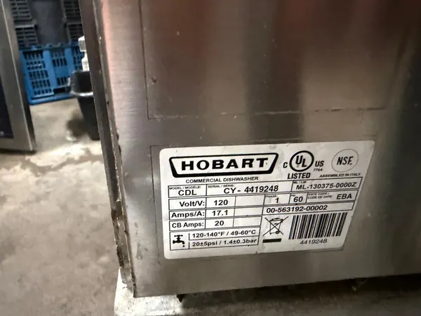 Hobart dishwasher repair photo
