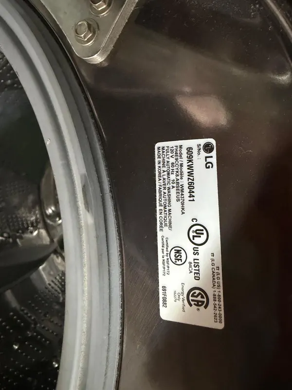 LG washer repair photo